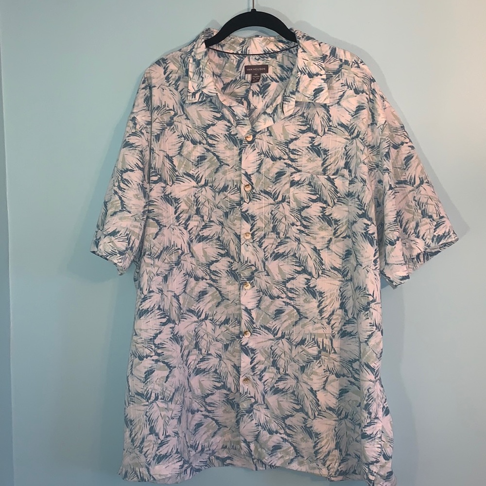 Van Heusen XXL 18-18.5 summer print shirt